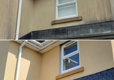 Before and after render cleaning carmarthen
